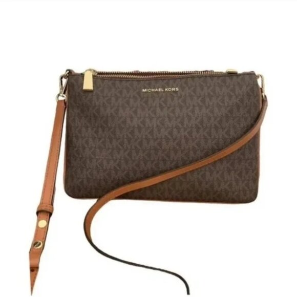 MICHAEL KORS Brown Crossbody Bag. - Picture 1 of 6